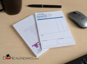 Bloc engomado publicitario