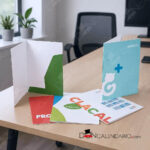 Carpeta portadocumentos con solapas