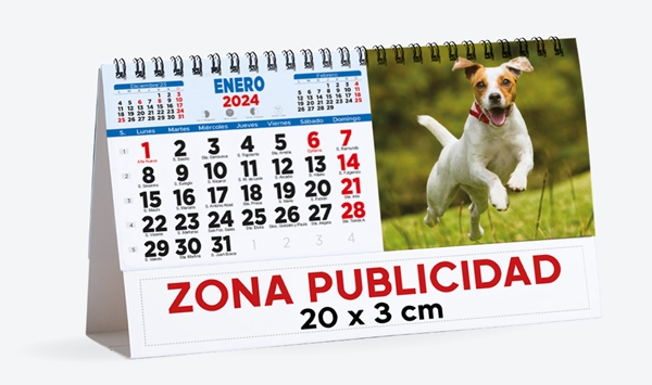 calendarios publicitarios 2024 sobremesa publicidad temas españa, animales, mascotas, paisajes, refranes campesinos, recetas cocina