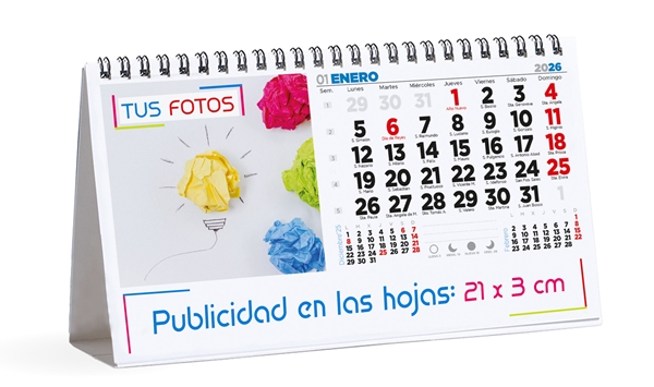 Calendario sobremesa 2026 Magic