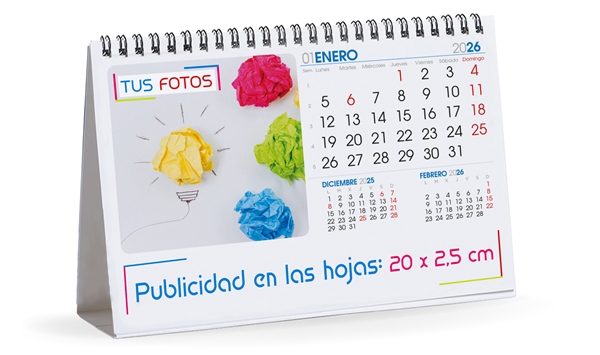 Calendario sobremesa 2026 Stars Imagine