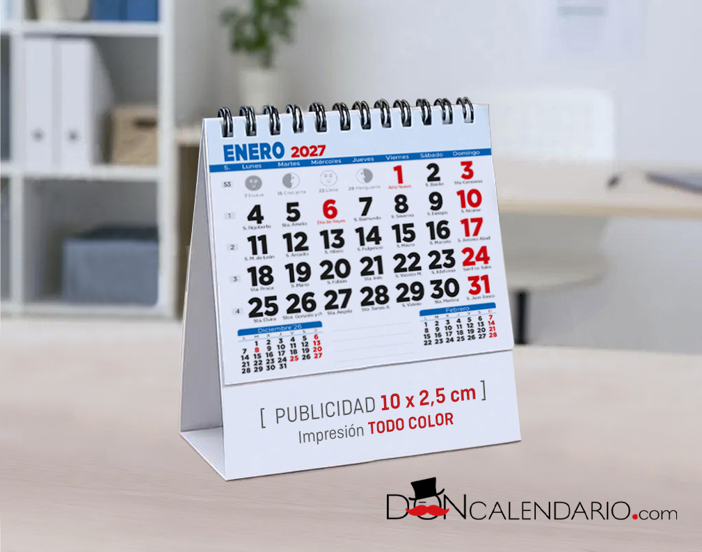 Calendario Sobremesa pequeno