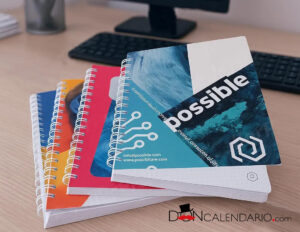 Libreta promocional de tapas blandas