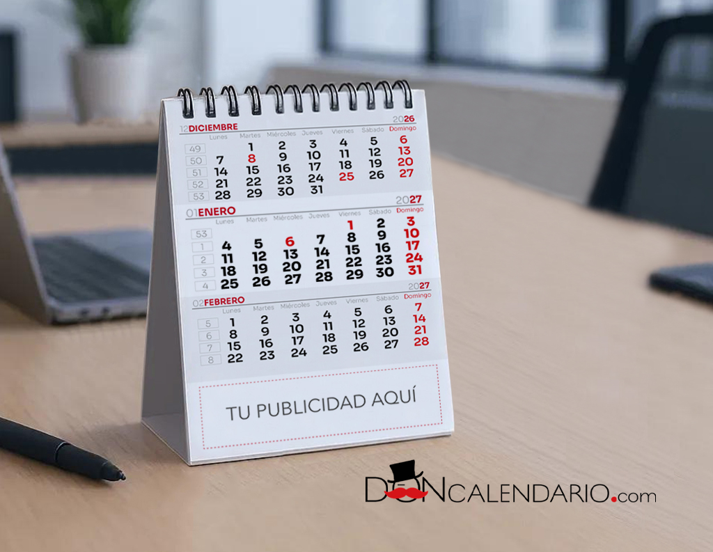 Calendario Sobremesa 3 meses 1